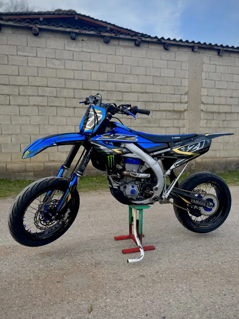 Yamaha YZ 450 Monster Edition 2022 Blu/Azzurro - 1