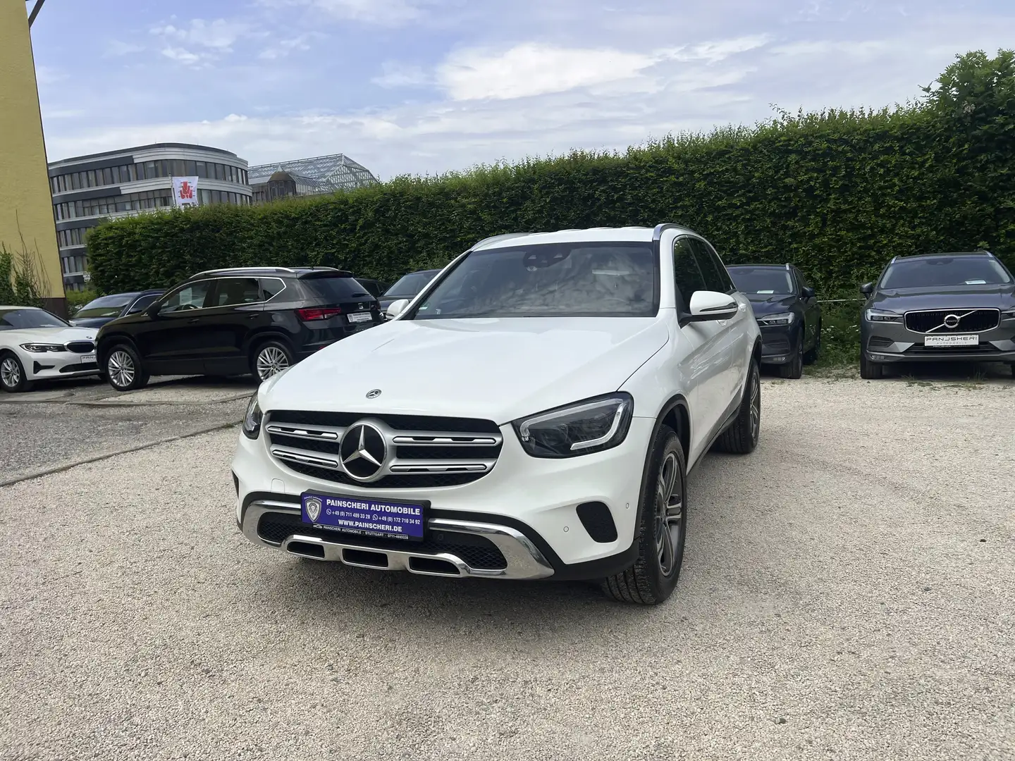 Mercedes-Benz GLC 400 d 4M AHK+HEAD-UP+MULTIBEAM+LEDER+KAMERA+TOTWINKEL Blanc - 2