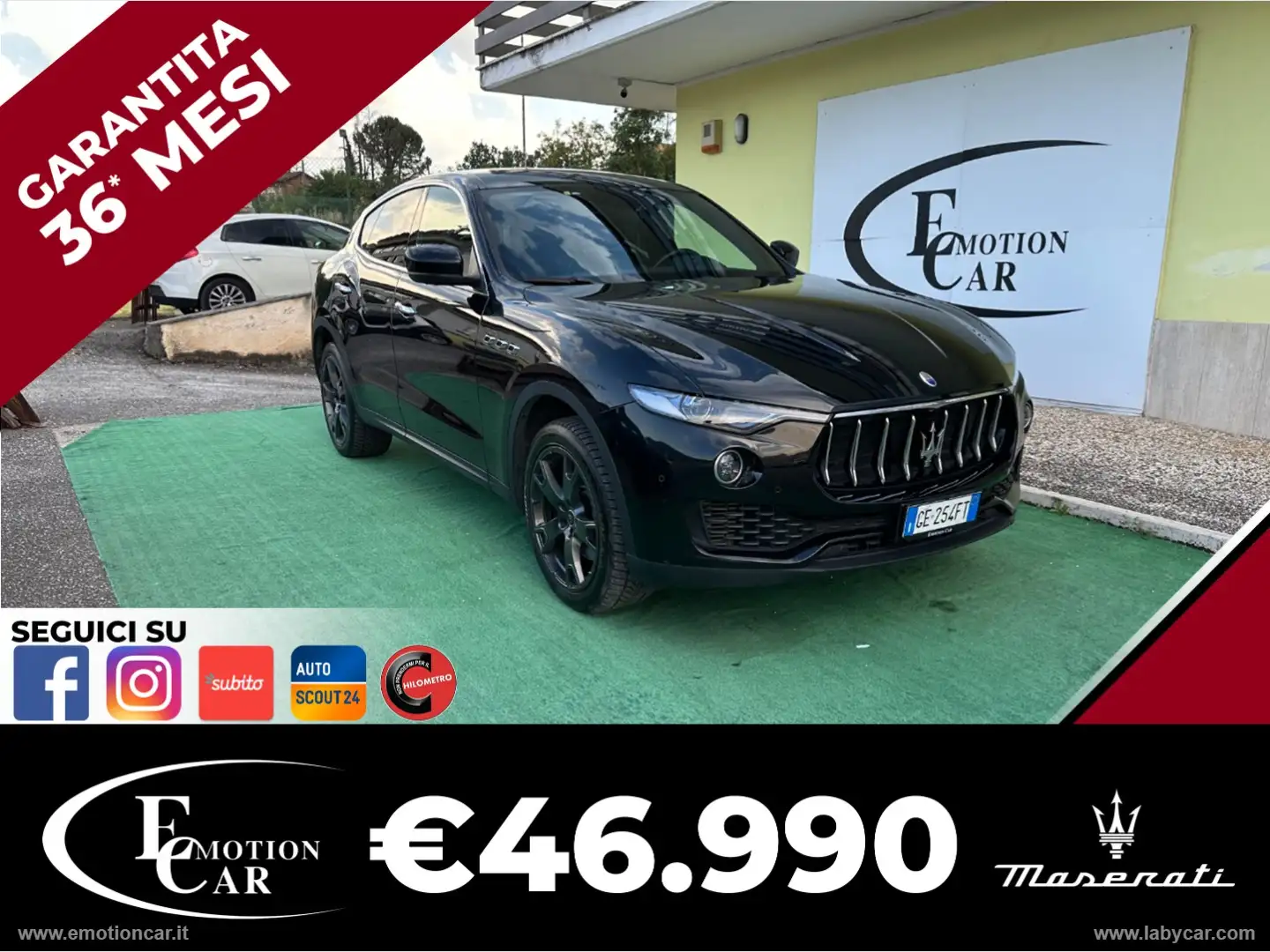 Maserati Levante V6 Diesel AWD Gransport - 2021 Nero - 1