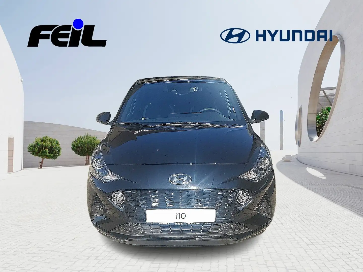 Hyundai i10 Connect & Go DAB RFK Klima PDC Noir - 2