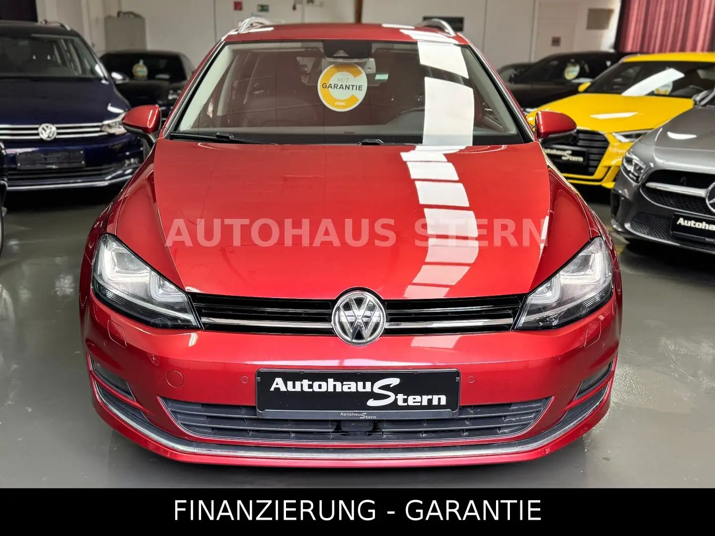 Volkswagen Golf VII 2.0 TDI Variant 8xReifen ACC Spur Bi-Xe Rouge - 2