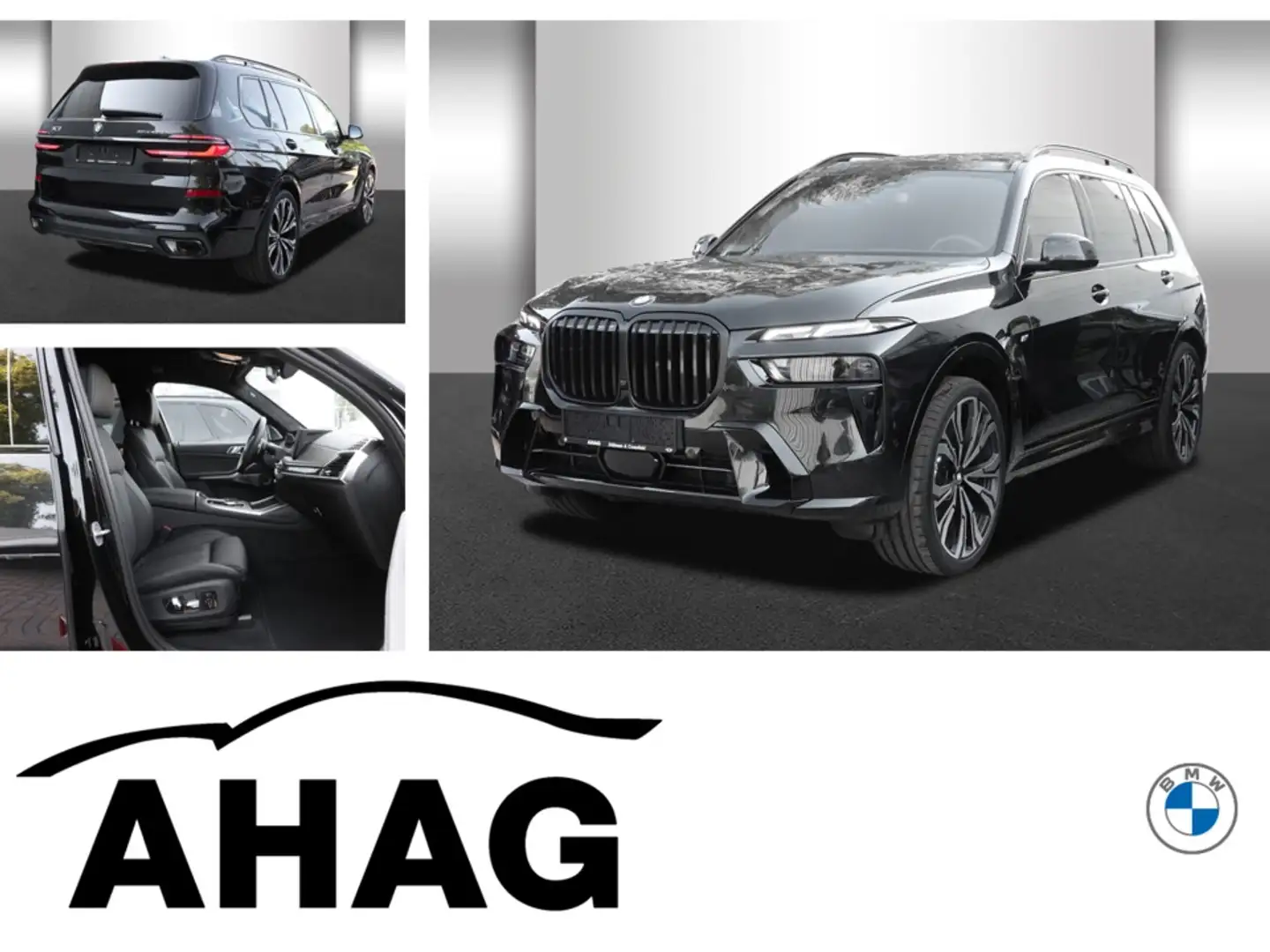 BMW X7 xDrive40d UPE: 141.400Euro, nur Leasing Schwarz - 1