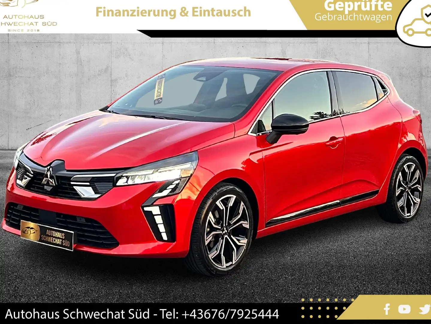 Mitsubishi Colt 1,0 MPI-T Diamond // TRAUM-AUSSTATTUNG // GARANTIE Rosso - 1