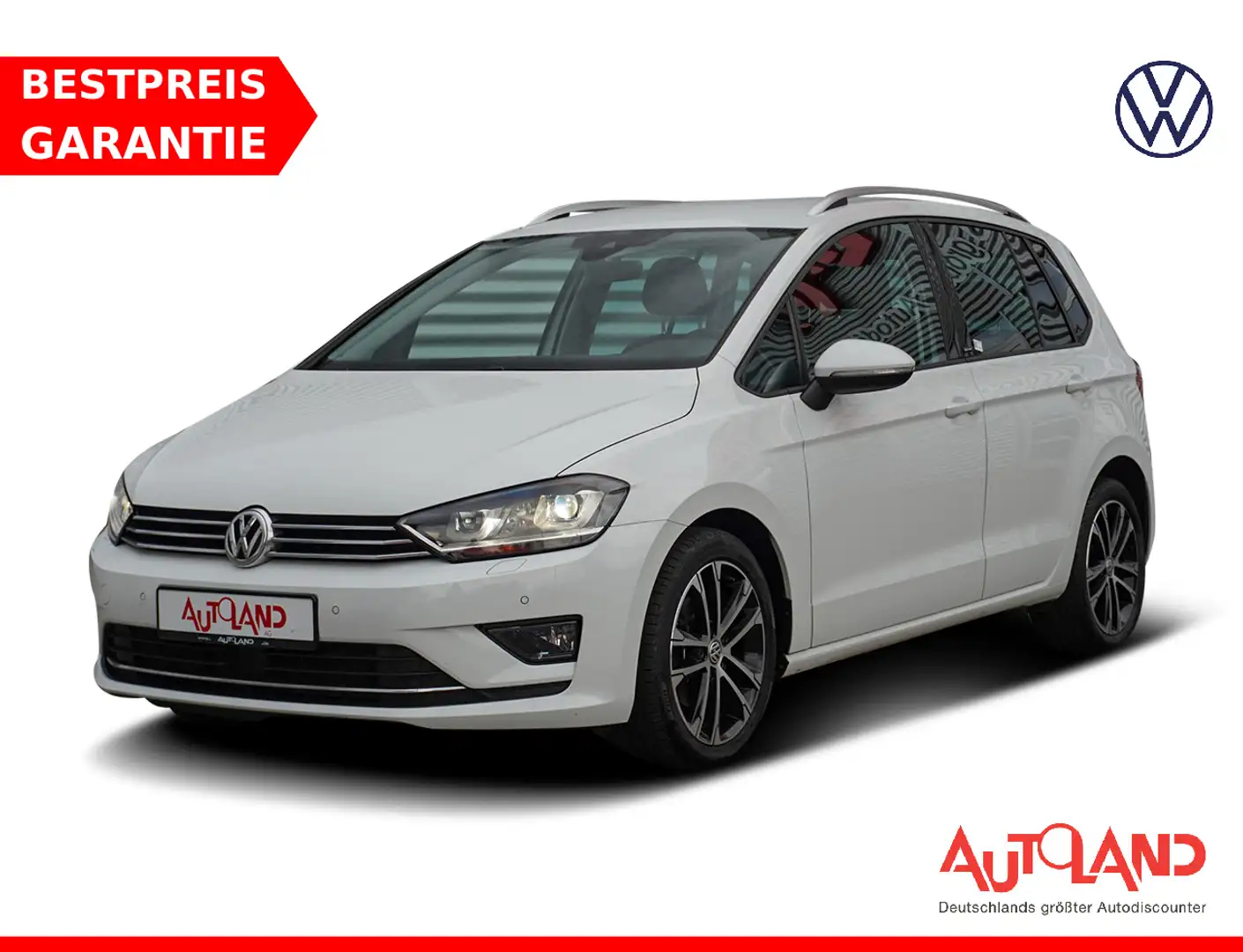 Volkswagen Golf Sportsvan VII 1.4 TSI Allstar Bi-Xenon Navi Weiß - 1