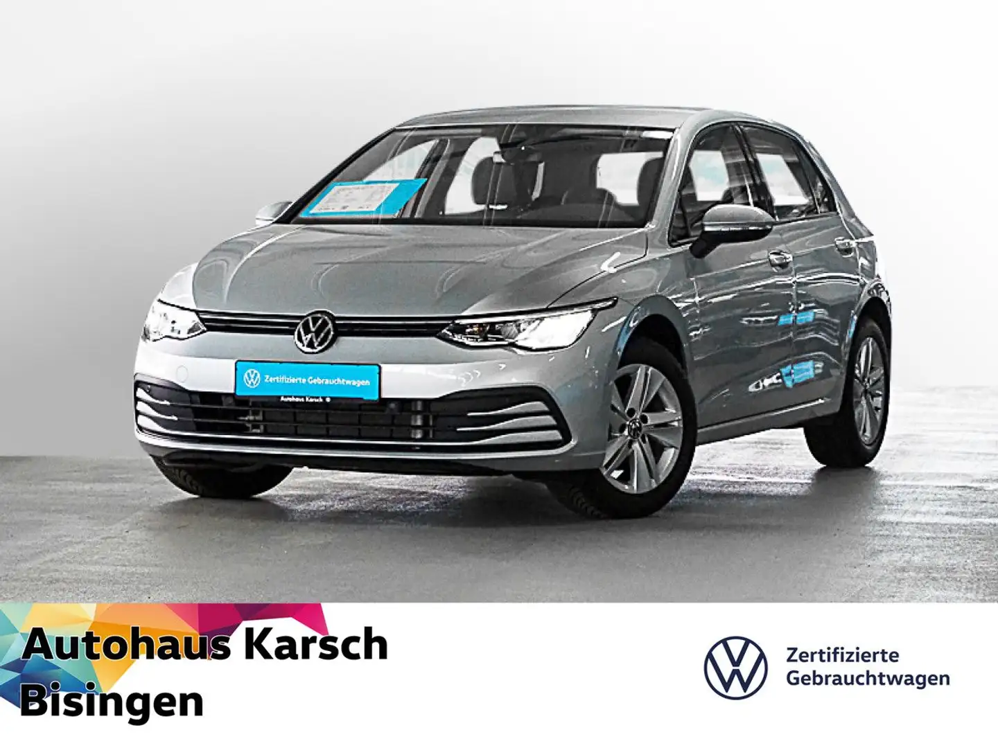 Volkswagen Golf VIII 1.0 eTSI DSG Life KEYLESS, KLIMA, PDC Silber - 1
