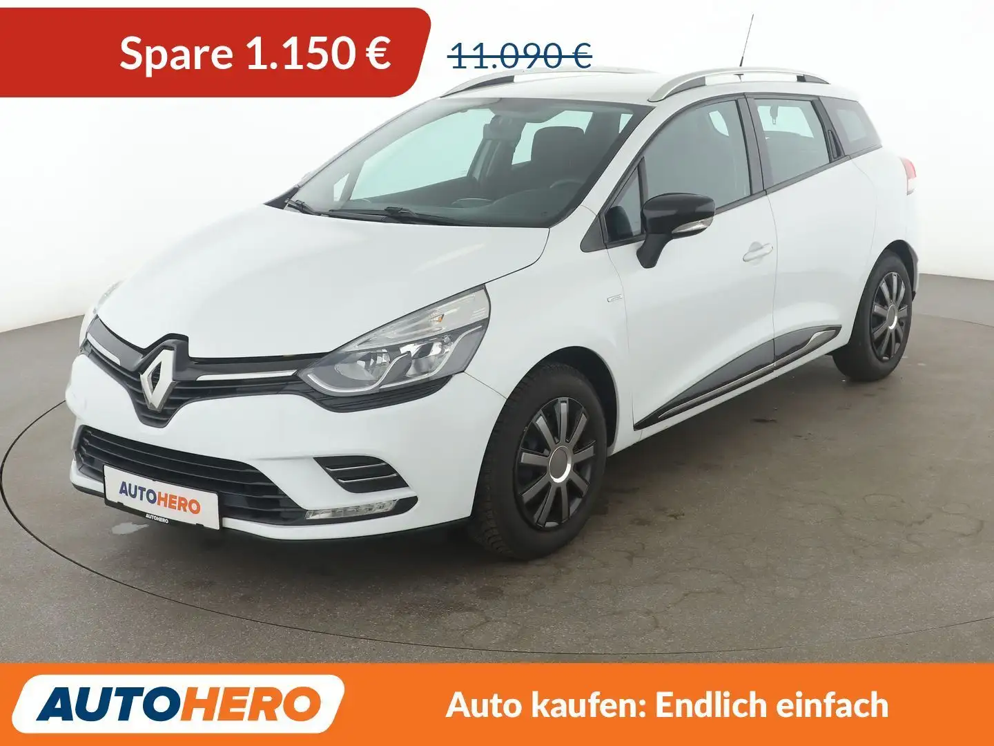 Renault Clio 1.2 Limited*TEMPO*AHK*KLIMA*LIM*BLUETOOTH* Weiß - 1