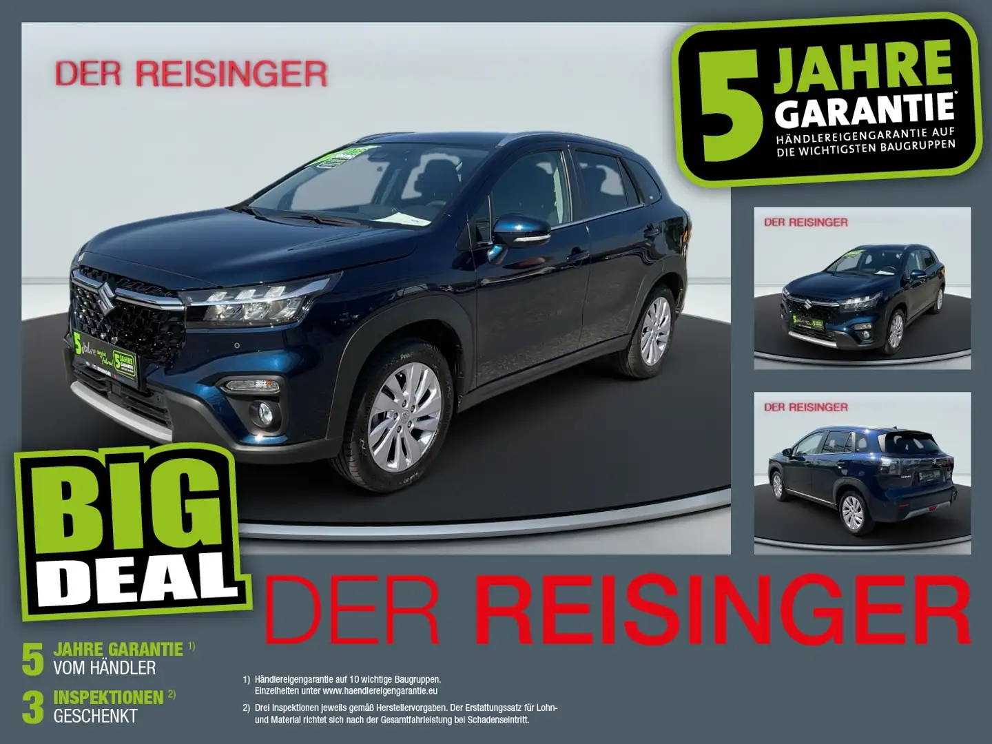 Suzuki S-Cross 1.4 DITC Hybrid shine Bleu - 1