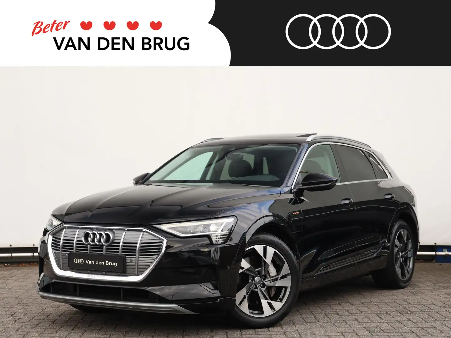 Audi e-tron 55 quattro Advanced edition Plus 95 kWh | 408 PK | Zwart - 1