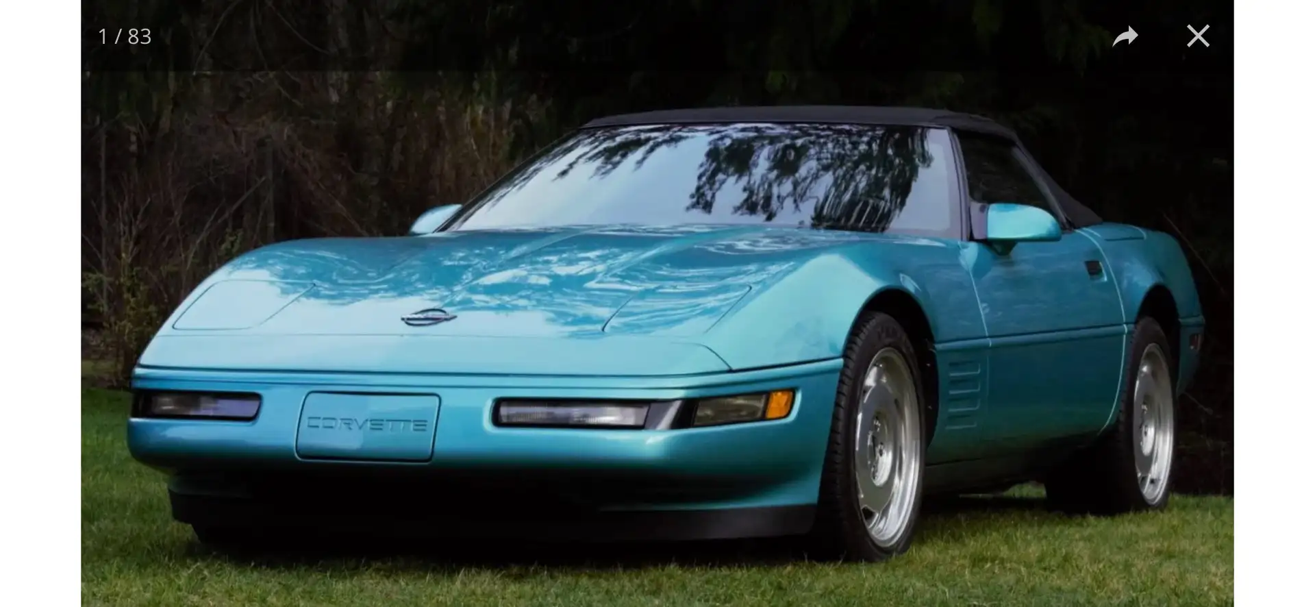Corvette C4 Cabrio Verde - 2