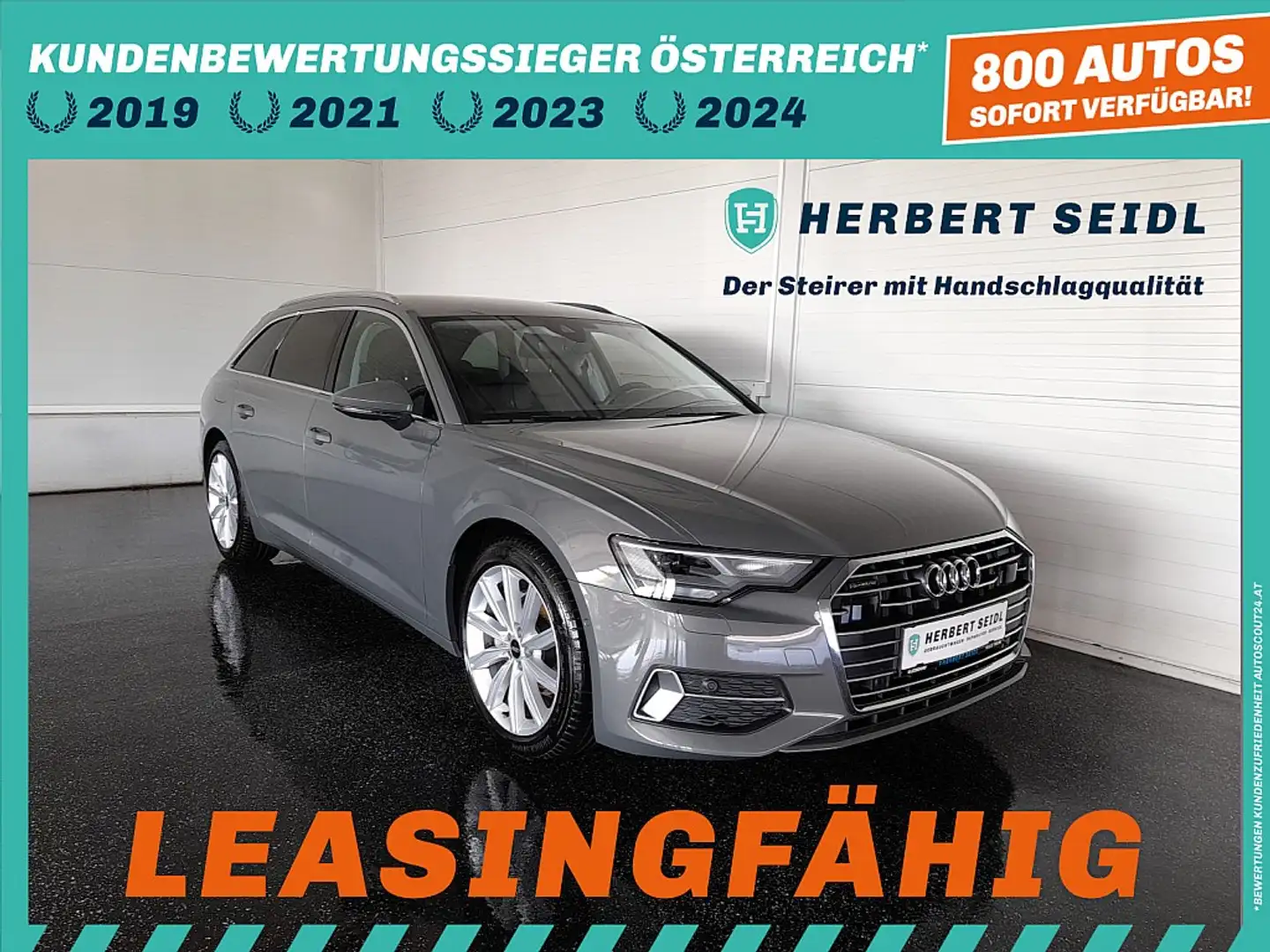 Audi A6 Avant SPORT 40 TDI quattro S-tr *LEDER MIT MEMO... Gris - 1