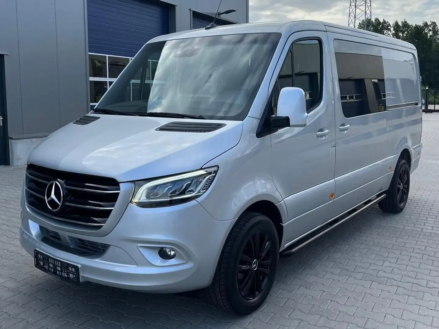 Mercedes-Benz 300 Sprinter 319 luxe dubbelcabine. BPM vrij! Срібний - 1