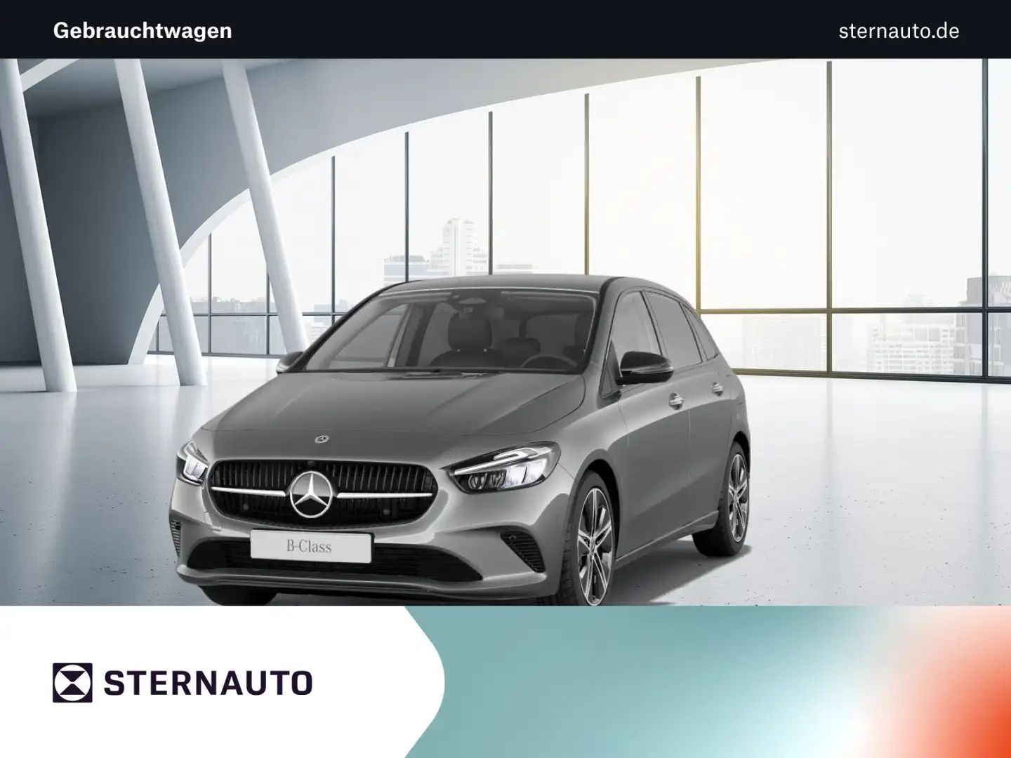 Mercedes-Benz B 220 B 220 4M Progr Adv Plus Nightp Sound Winterpak LED Grigio - 1