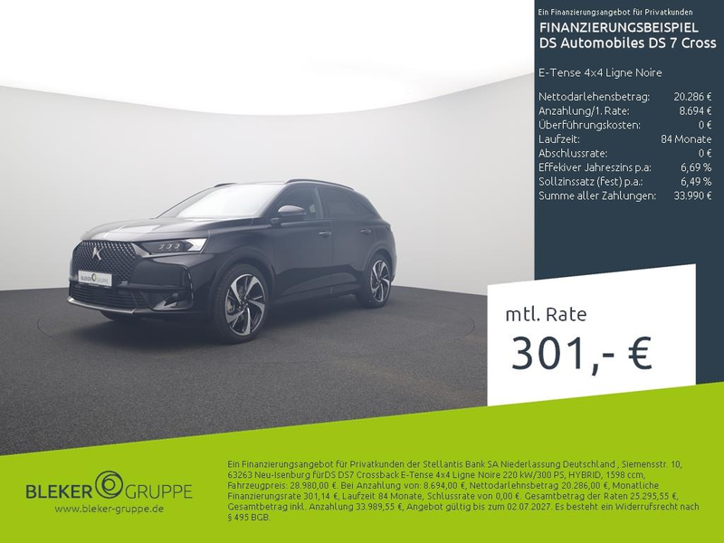 DS Automobiles DS 7 Crossback E-Tense 4x4 Ligne Noire