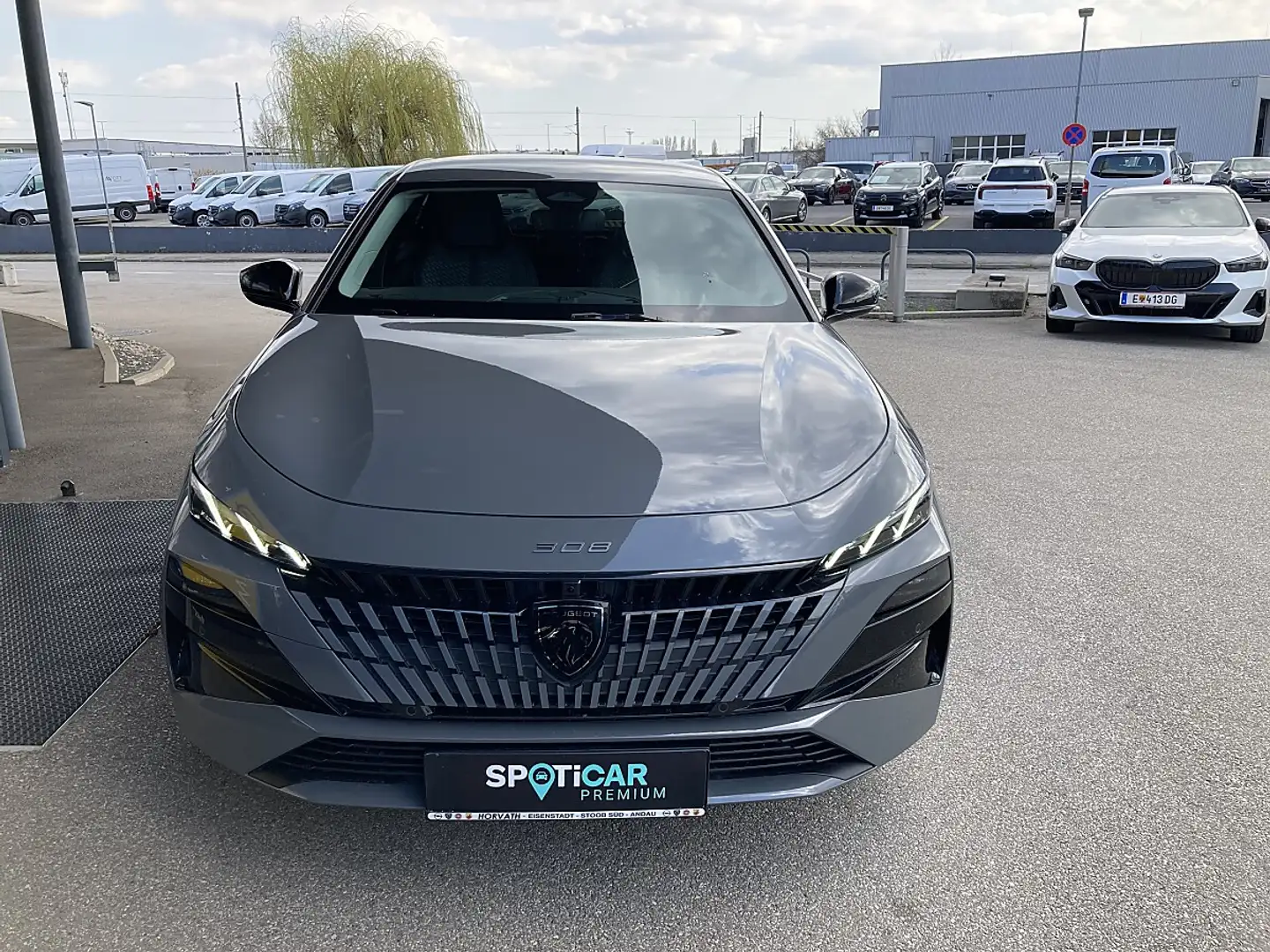 Peugeot 308 Hybrid 145 e-DSC6 Allure Grau - 2