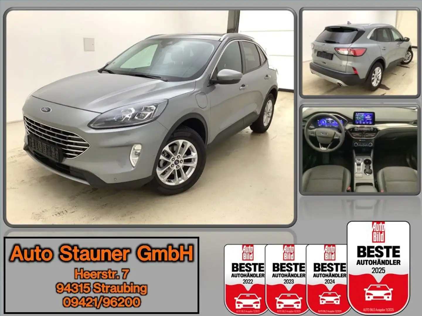 Ford Kuga 2.5 Duratec PHEV Titanium X*AHK*ACC*SHZ*LED Grau - 1