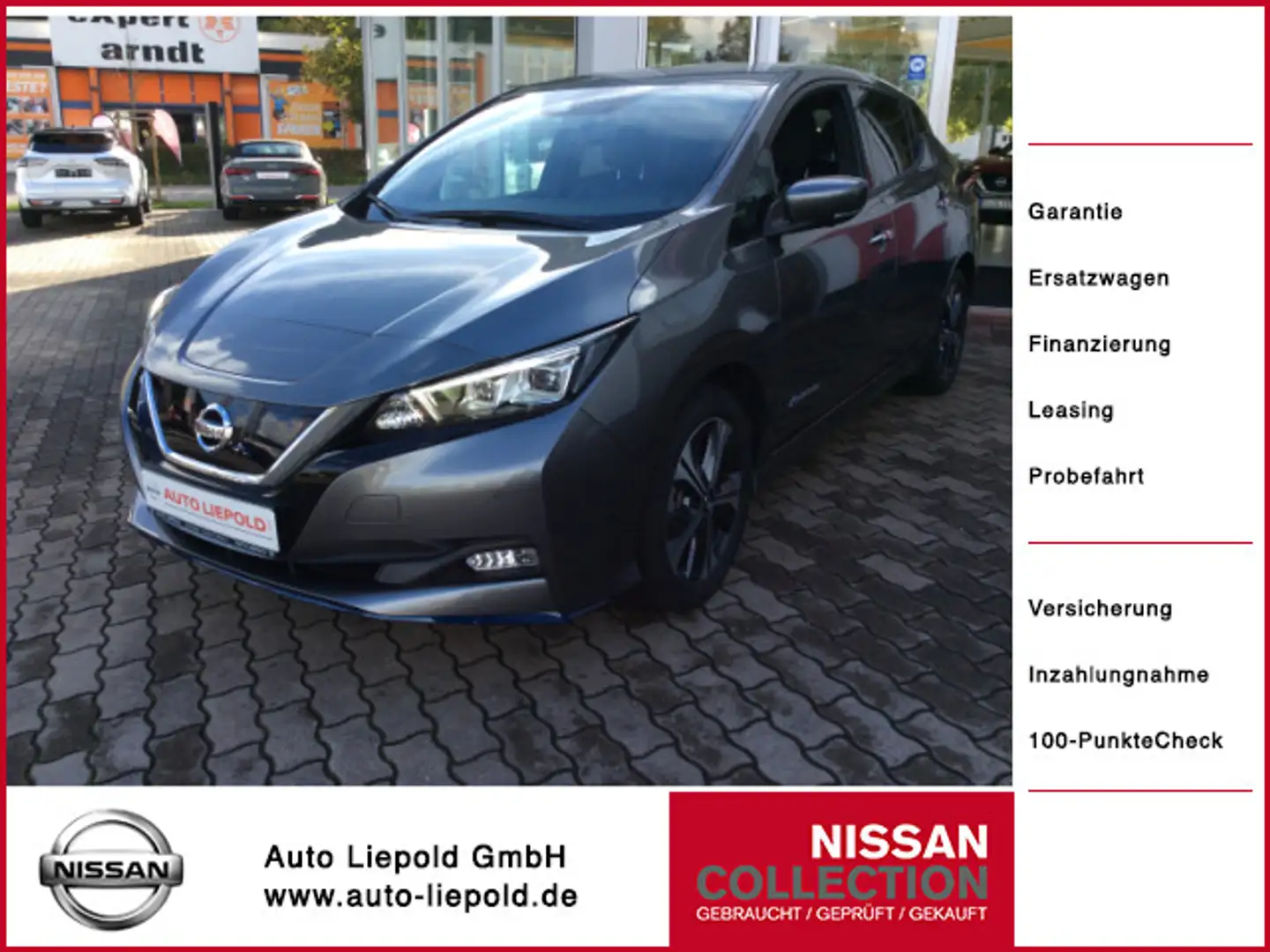 Nissan Leaf e+ Tekna 62 kWh Vollausstattung Argent - 1