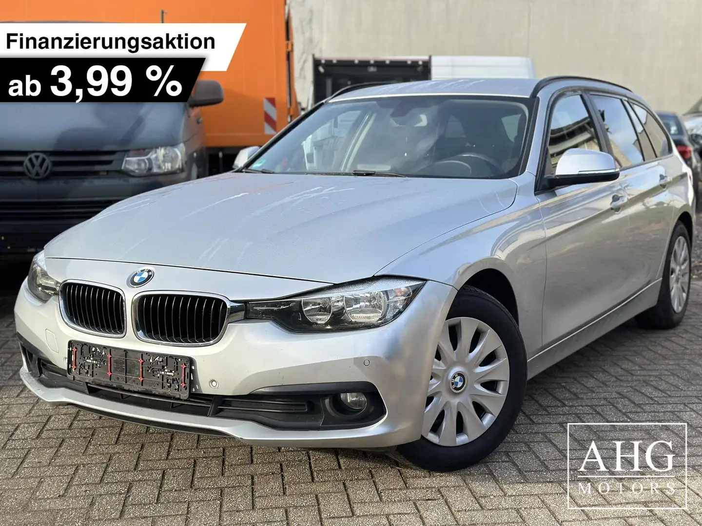BMW 318 d Touring Aut. Navi PDC Klimaaut. SHZ PDC Silber - 1