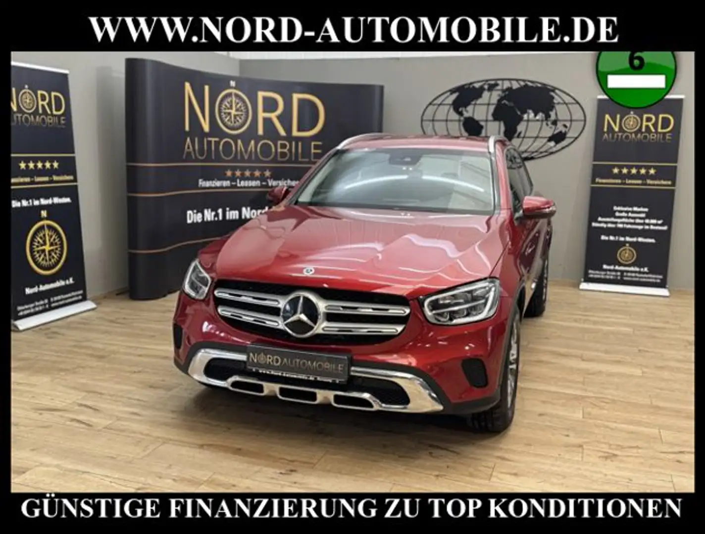 Mercedes-Benz GLC 220 d 4MATIC *Distro*AHK*Kamera*LED*MBUX+* Rot - 1