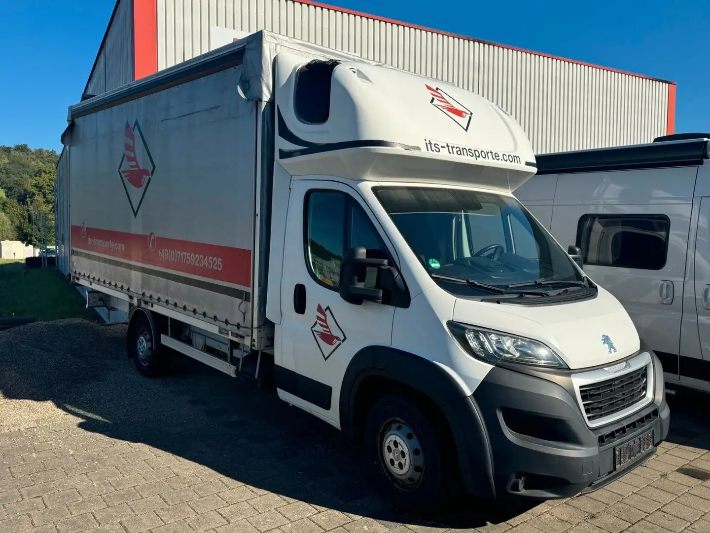 Peugeot Boxer Heavy Pritsche+Plane BlueHdi160 Weiß - 1