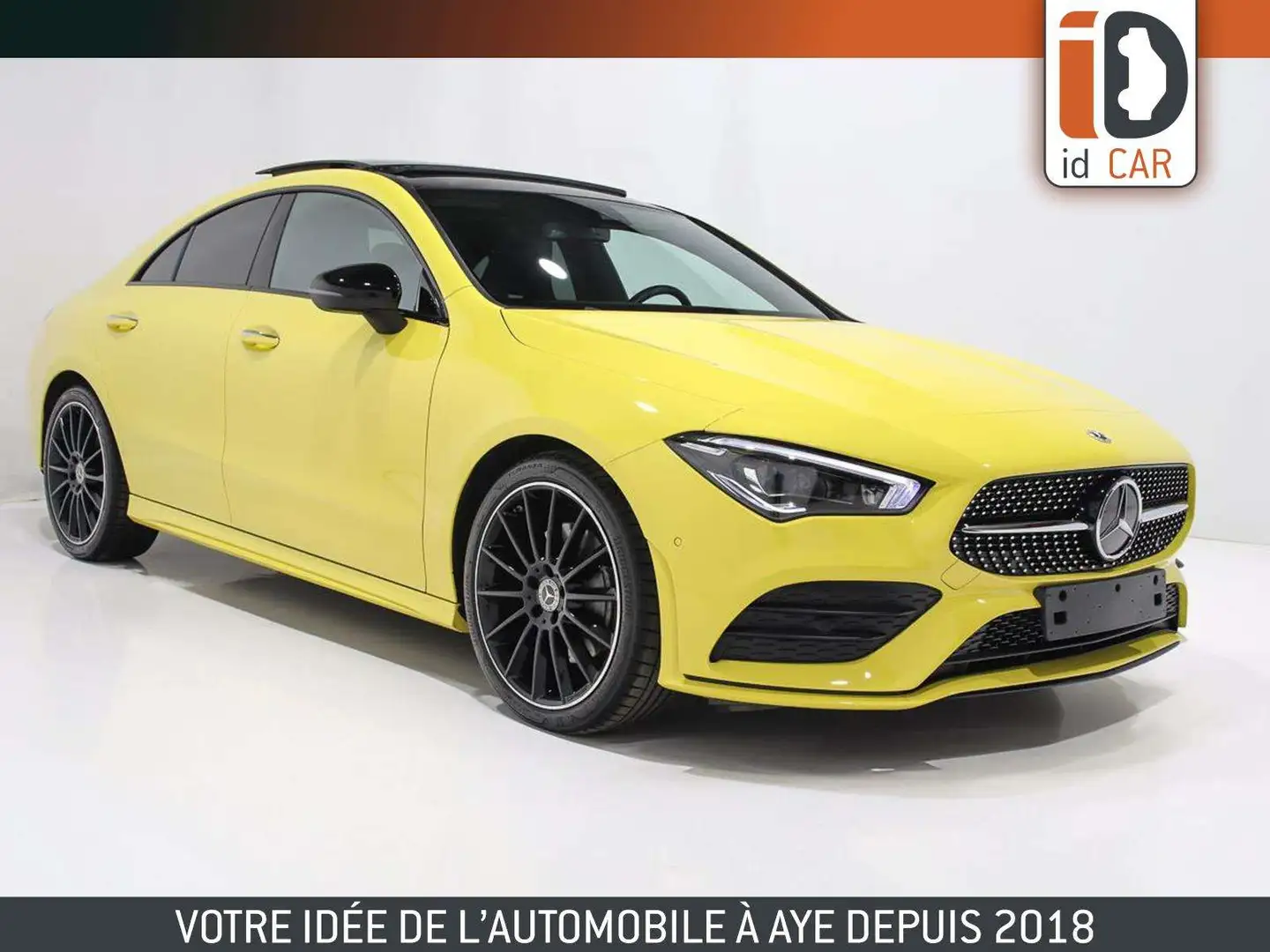 Mercedes-Benz CLA 200 AMG TOIT PANO NIGHT PACK WIDESCREEN JA19 Jaune - 1