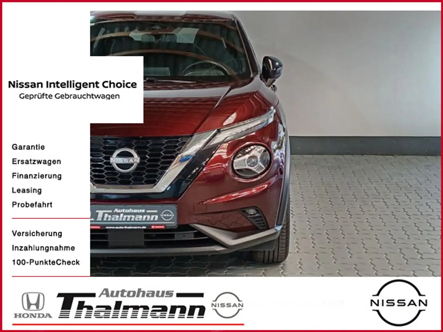 Nissan Juke 1.0 DIG-T 7DCT N-Connecta, Navi, Winter-Pak Rouge - 1