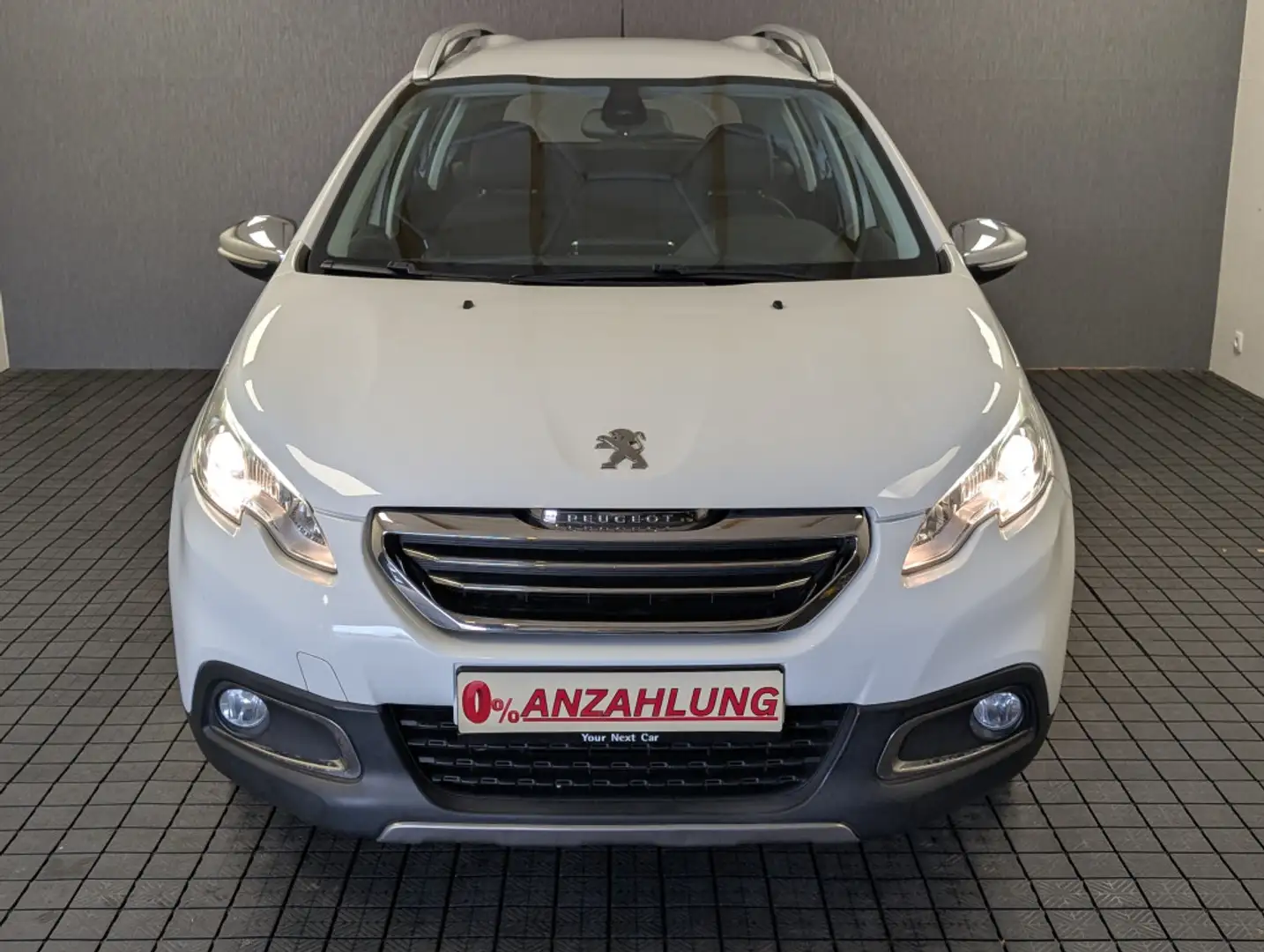 Peugeot 2008 Allure+Leder+Ambiente+Temp+Sportsitze+Touch Blanc - 2