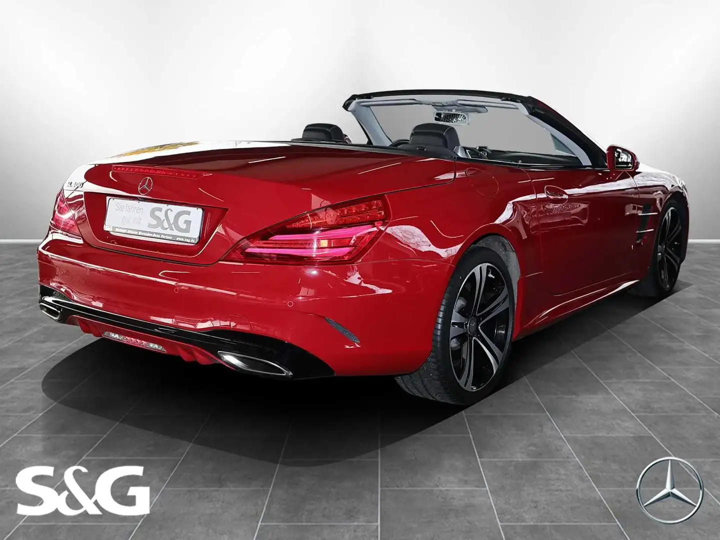 Mercedes-Benz SL 400 PANO+TOTWINKEL+KAMERA+HIFI+KEYLESS+19" Rot - 2