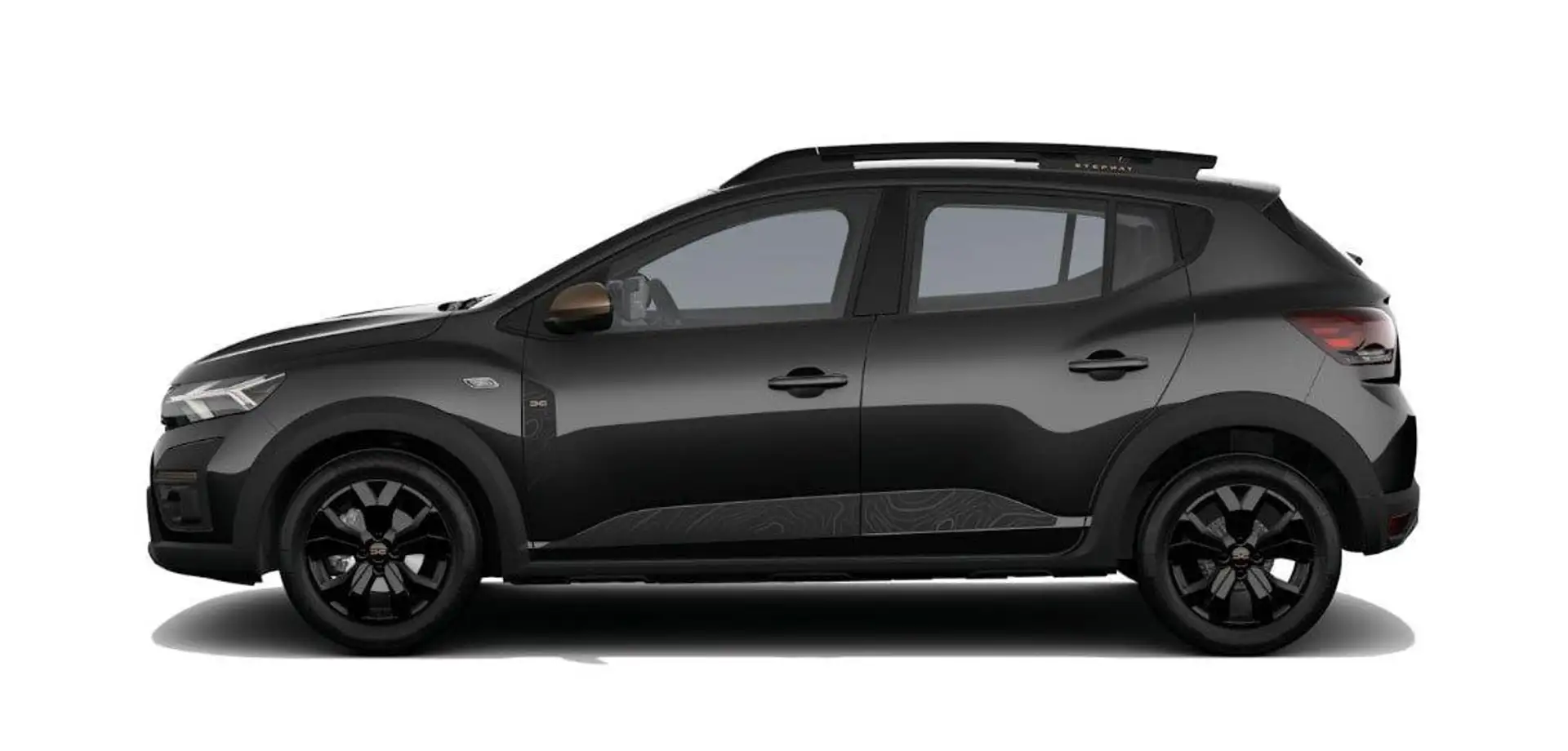 Dacia Sandero Stepway Extreme SHZ TCe 110 81 kW (110 PS), Sch... Schwarz - 2