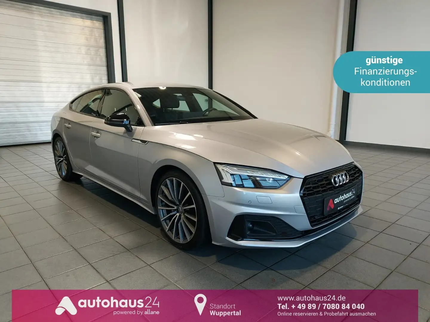 Audi A5 40 2.0 TDI Sportback advanced|LED|AHK|Navi Argento - 1