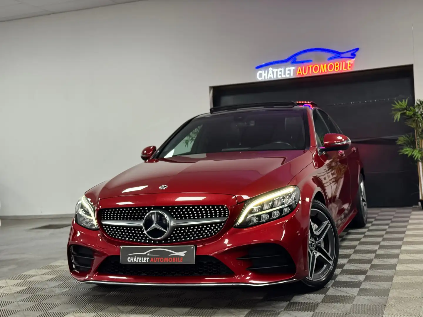 Mercedes-Benz C 200 Pack Amg état neuf Garantie 12 mois Rojo - 1