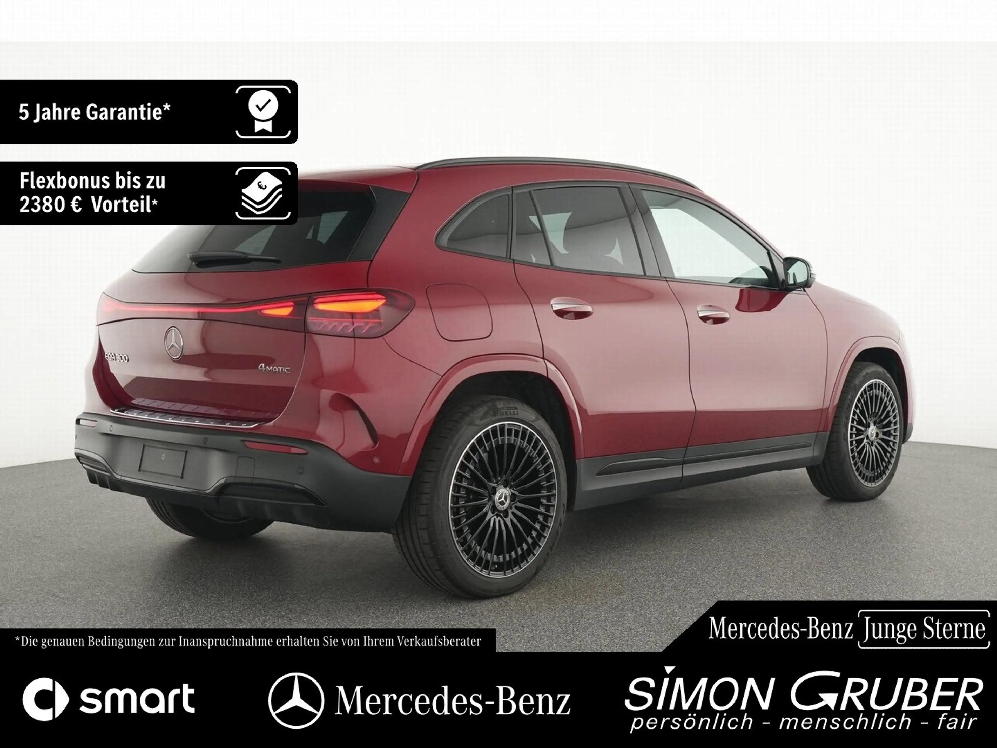 Mercedes-Benz EQA 300 4M AMG Night Pano Burm HUD 360 Memory — photo 2