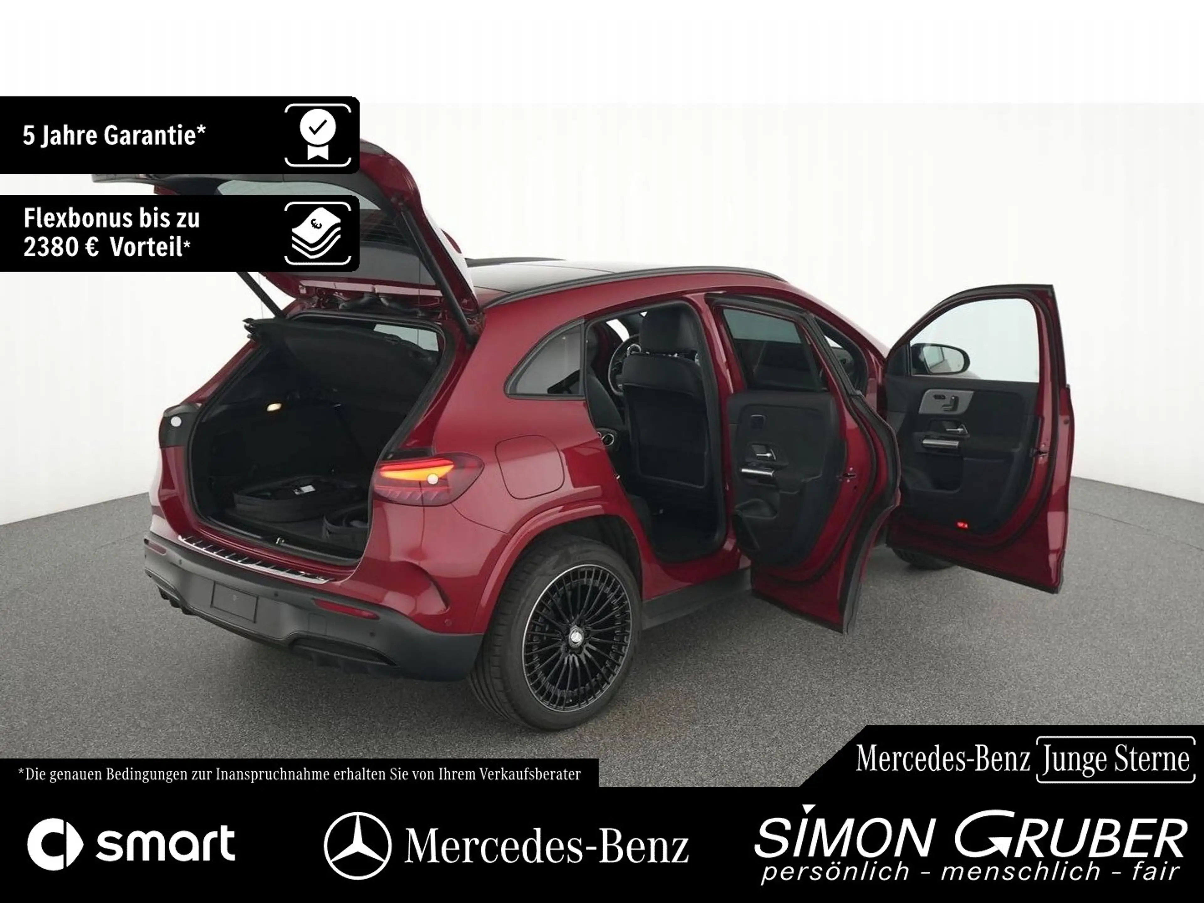 Mercedes-Benz EQA 300 4M AMG Night Pano Burm HUD 360 Memory — photo 14