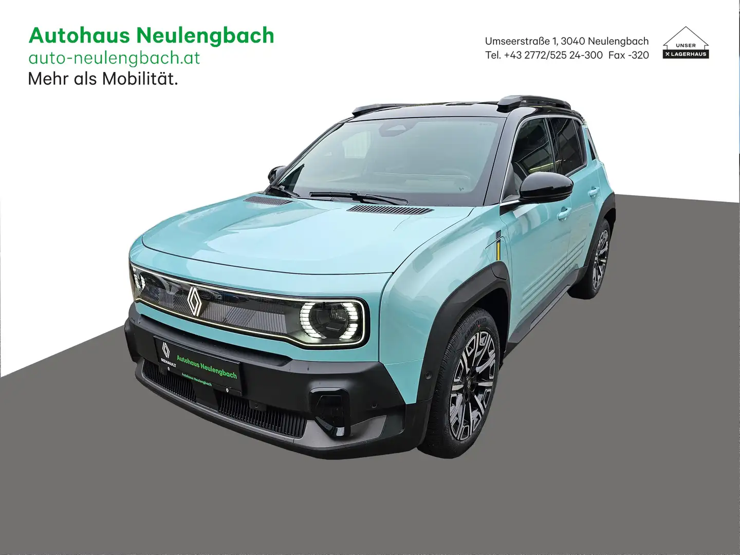 Renault R 4 Iconic E-Tech 150 PS 52kWh Comfort Range Grün - 1