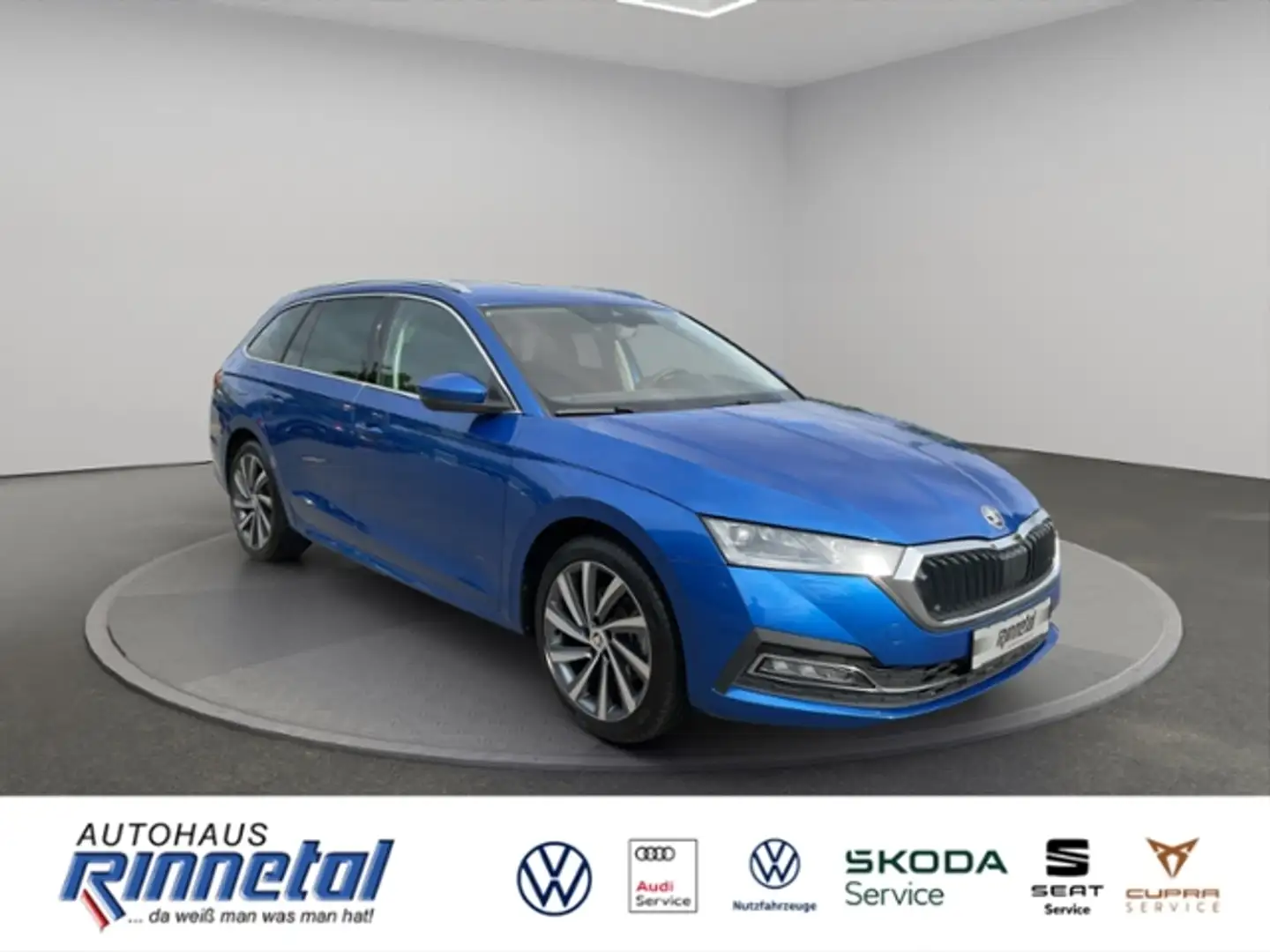 Skoda Octavia Combi 2.0 TDI DSG Style AHK+KAMERA+ACC+MATRIX LED Blau - 2