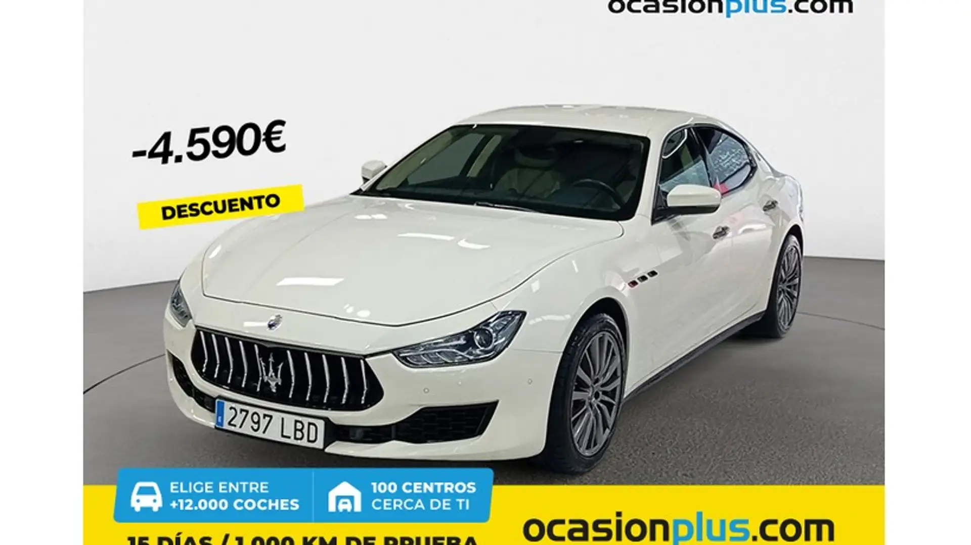 Maserati Ghibli Aut. 350 Blanco - 1