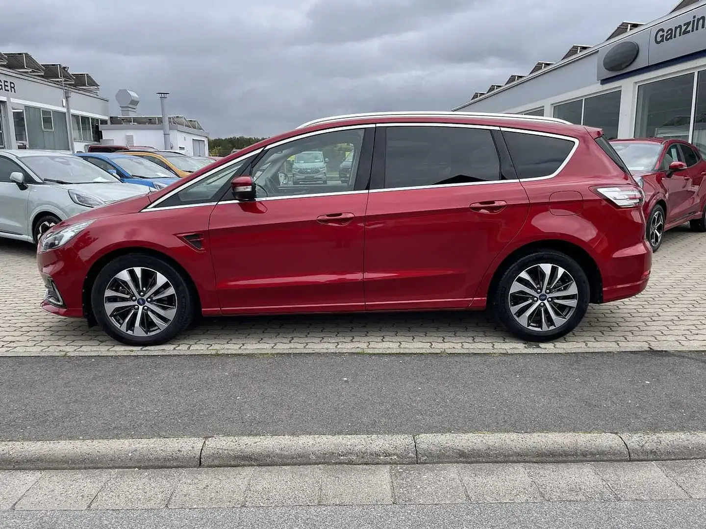 Ford S-Max ST-LINE Automatik, 1.HAND+GARANTIE+LED+DAB+NAVI+KA Rot - 2