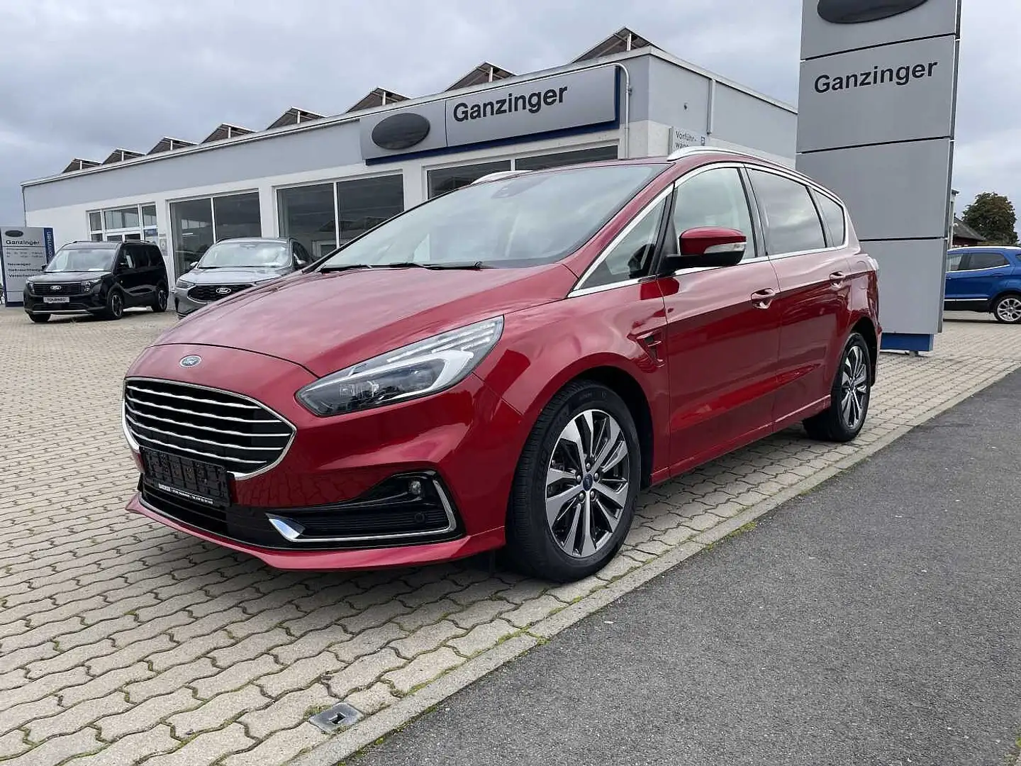 Ford S-Max ST-LINE Automatik, 1.HAND+GARANTIE+LED+DAB+NAVI+KA Rot - 1