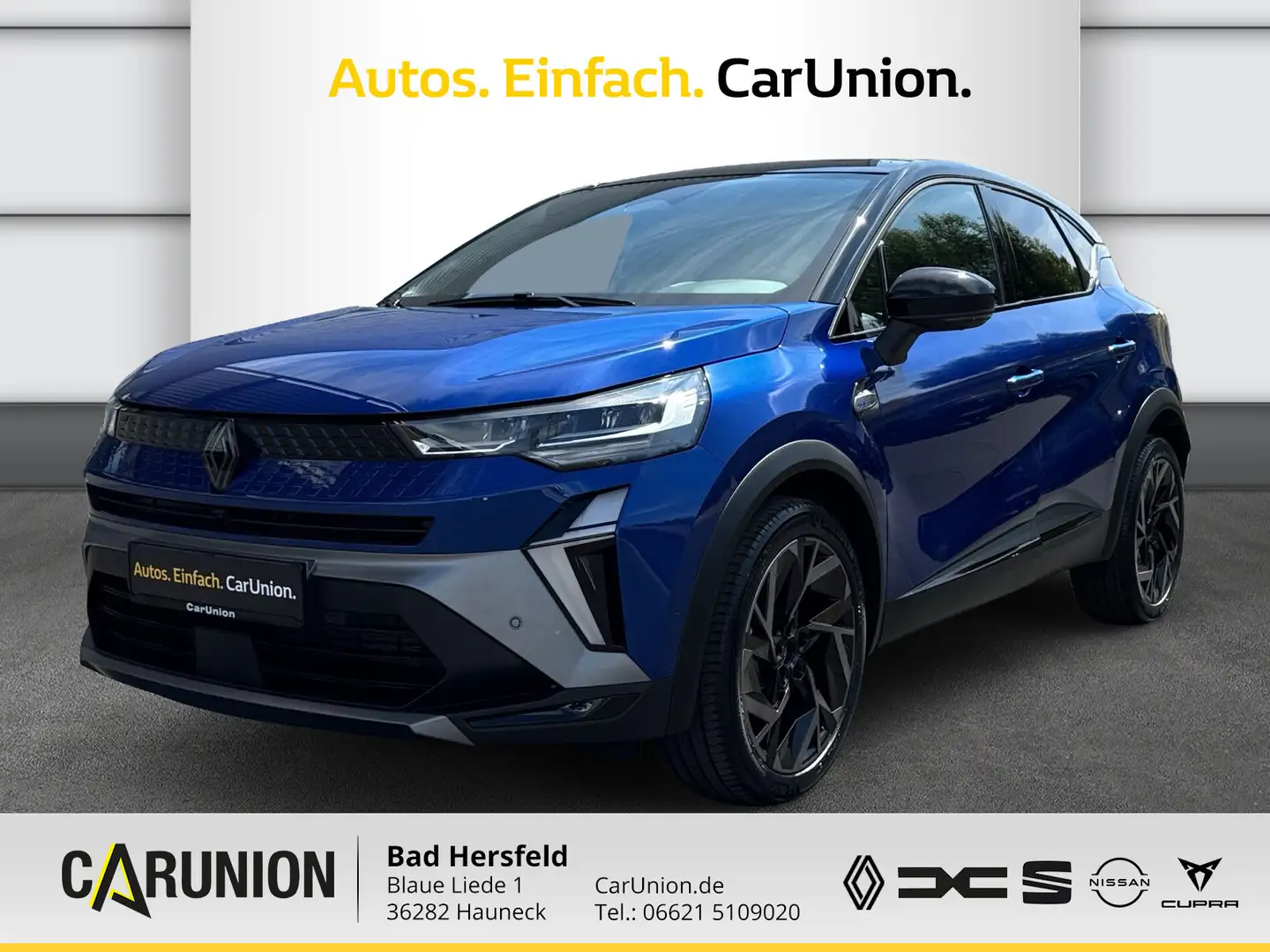 Renault Captur Esprit Alpine Mild Hybrid 160 EDC Blau - 1