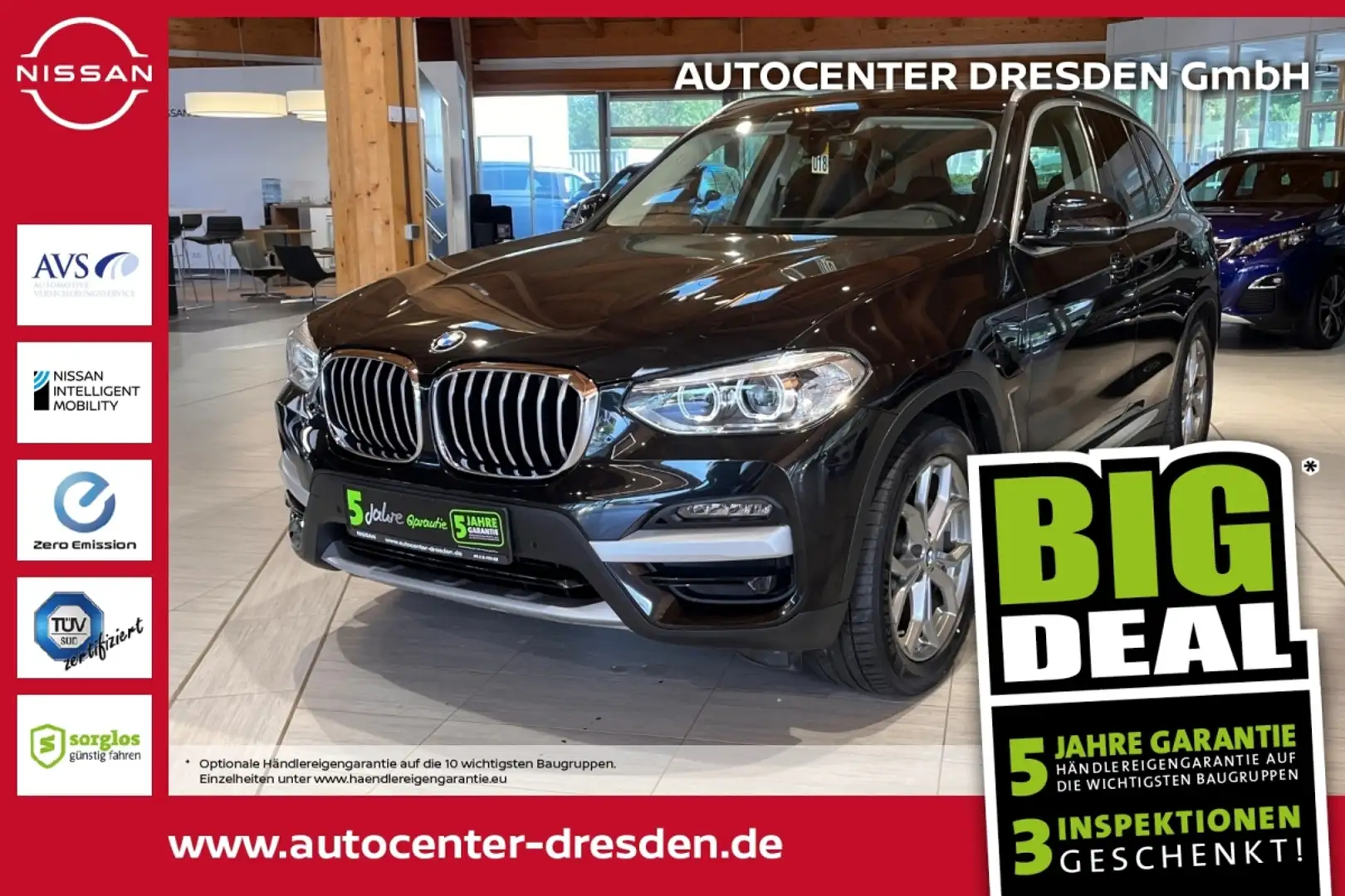 BMW X3 xDrive 30e xLine Navi LED AHK KlimaA SitzH Nero - 1