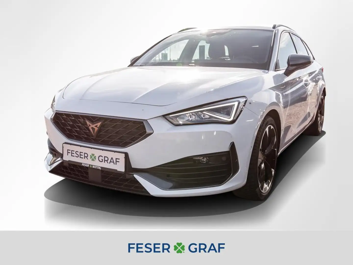 CUPRA Leon 2.0 TDI DSG ST LED/Navi/ACC/Kessy/SHZ/PDC Weiß - 1
