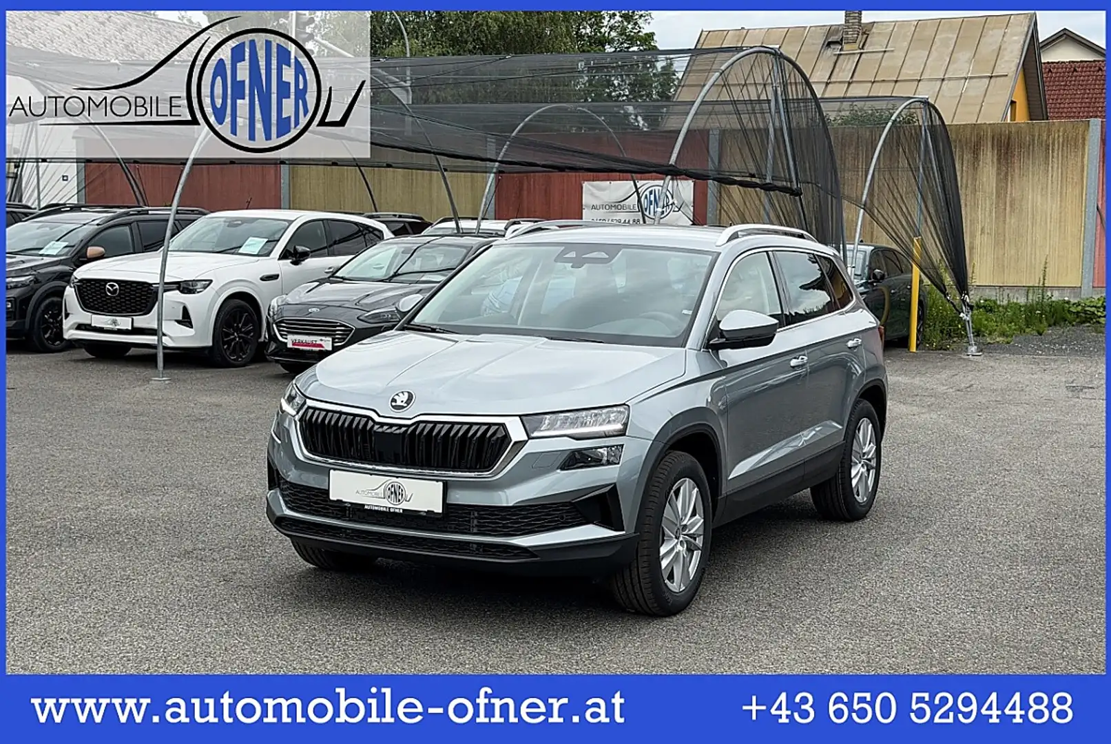 Skoda Karoq 2,0 TDI 4x4 DSG Selection ACC AHK LED Navi Sitz... Grau - 1