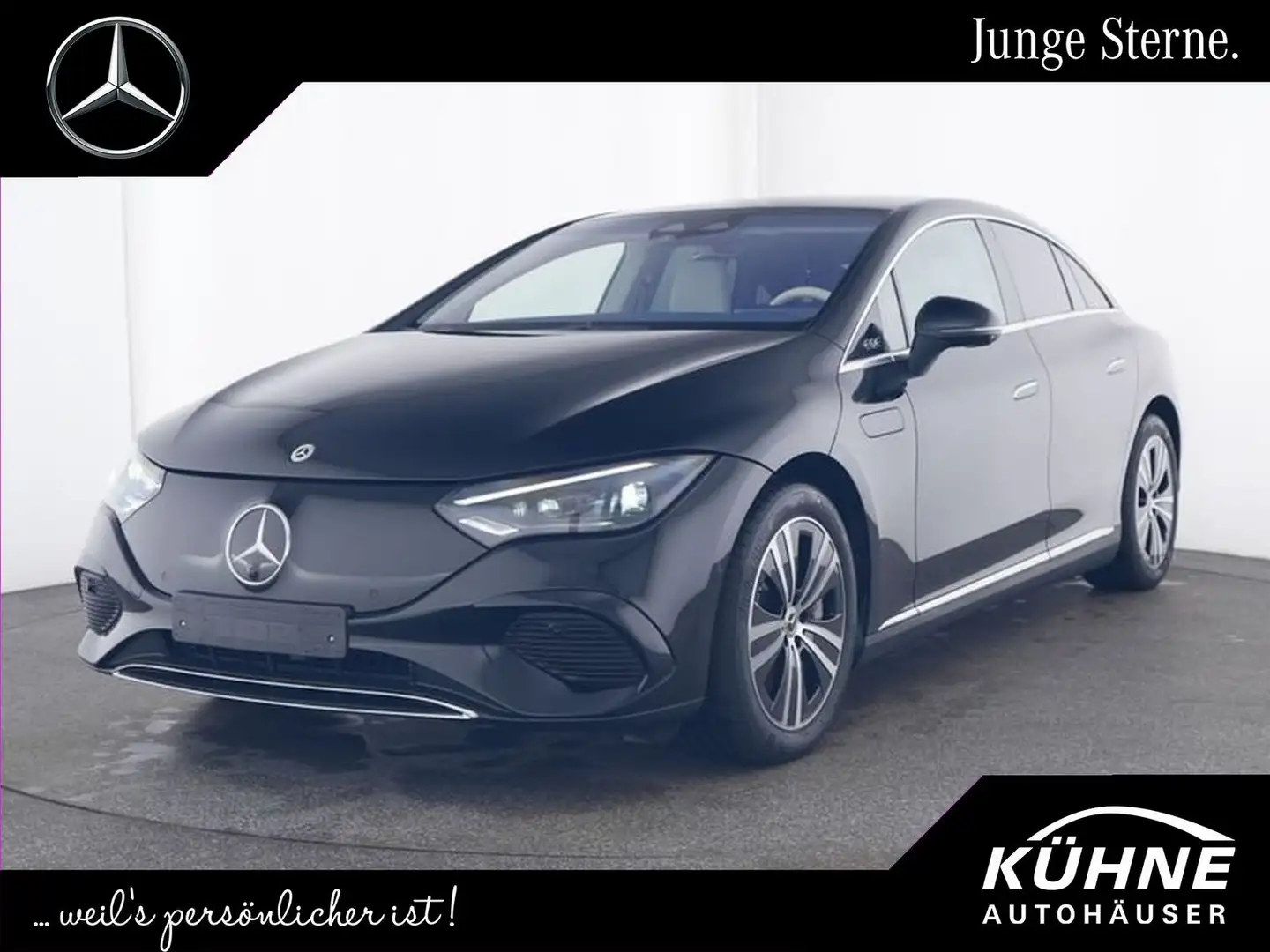 Mercedes-Benz EQE 300 Premium HUD HA10° AHK 4xSHZ 360° Memory Zwart - 1