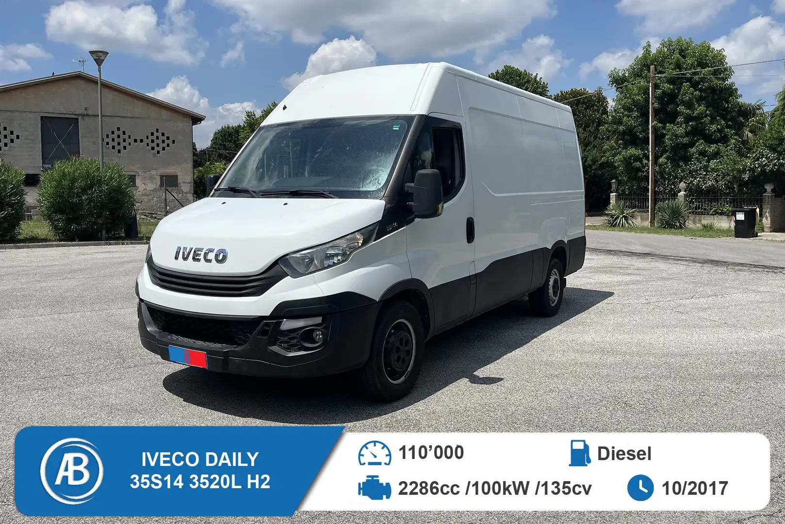 Iveco Daily 35S14 MAXI H2 3520L 2.3 Blanc - 1