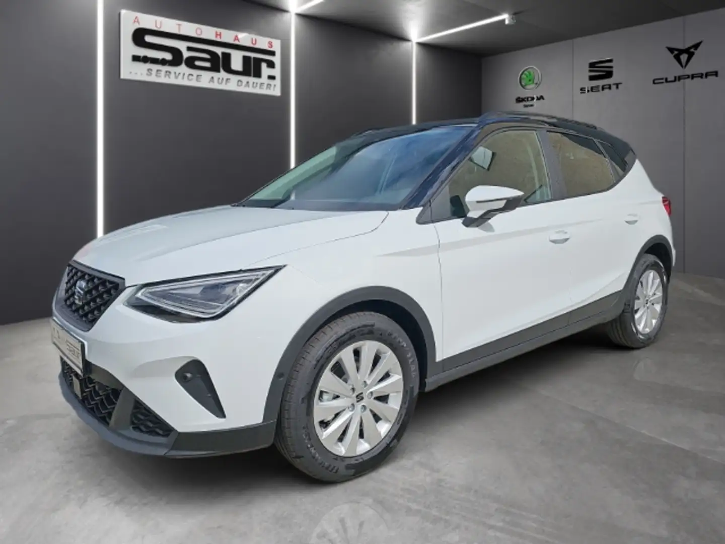 SEAT Arona Road Edition 1.0 TSI DSG AHK VOLL-LED SHZ RÜCKFAHR Weiß - 1