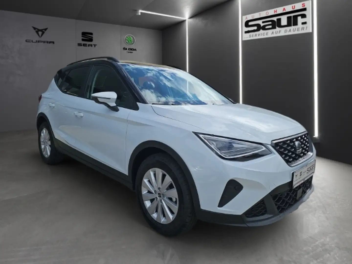SEAT Arona Road Edition 1.0 TSI DSG AHK VOLL-LED SHZ RÜCKFAHR Weiß - 2