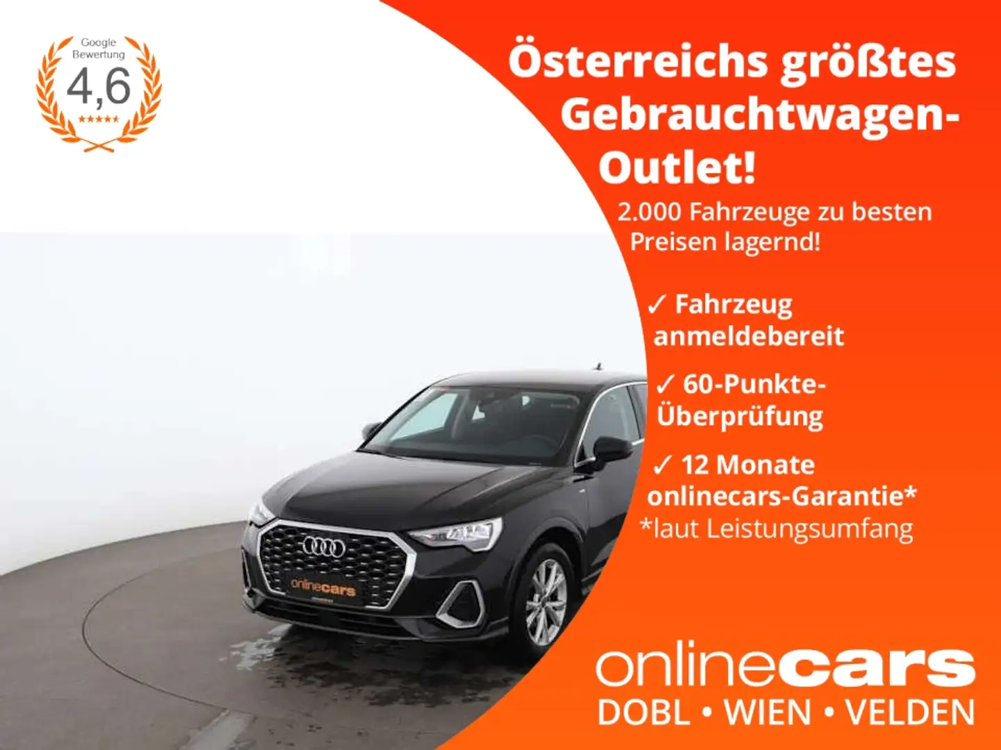 Audi Q3 SB 35 TFSI S-Line LED NAVI TEMP DIGI-TACHO Schwarz - 1