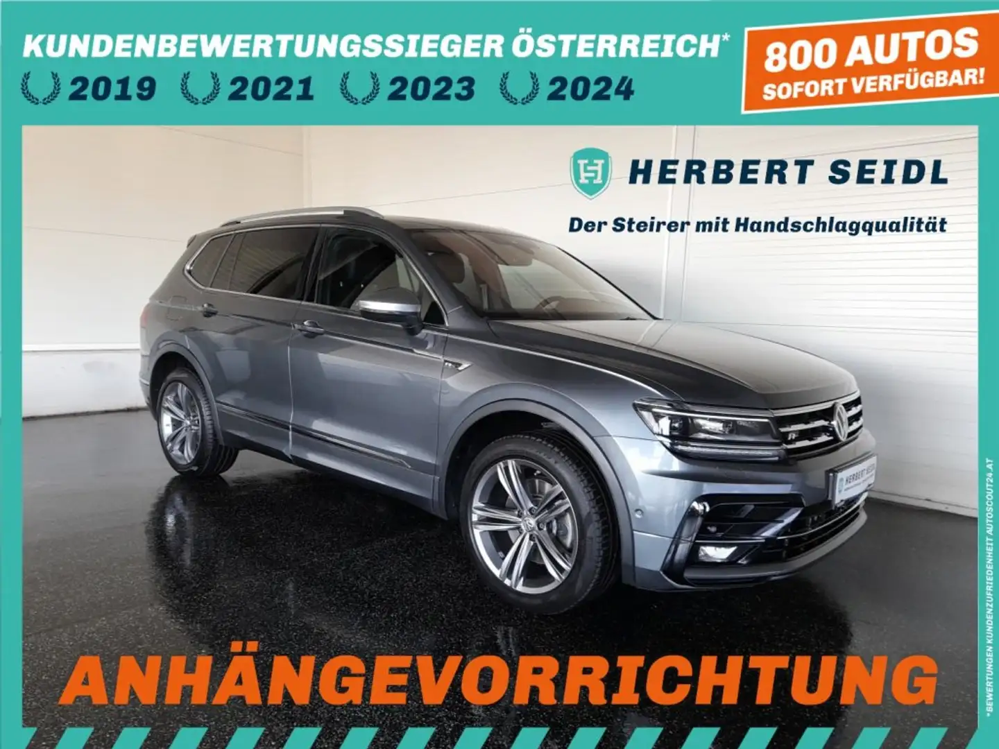 Volkswagen Tiguan Allspace R-LINE 4x4 2,0 TDI DSG Grau - 1