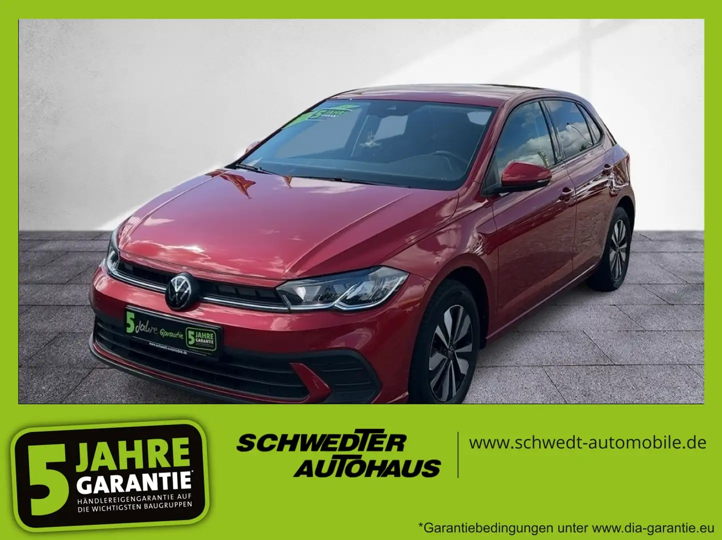 Volkswagen Polo VI 1.0 TSI Move Matrix+LED+Navi+SHZ+2xKlima Rot - 1
