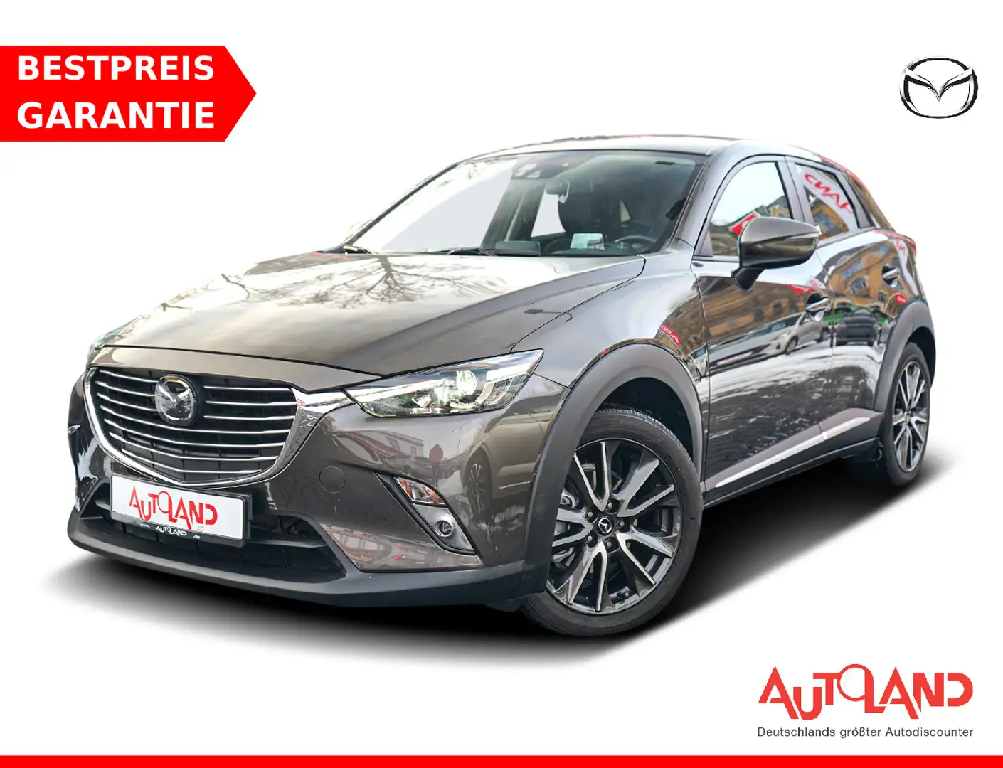 Mazda CX-3 2.0 Exclusive-Line AWD LED Navi Kamera Bose Gris - 1