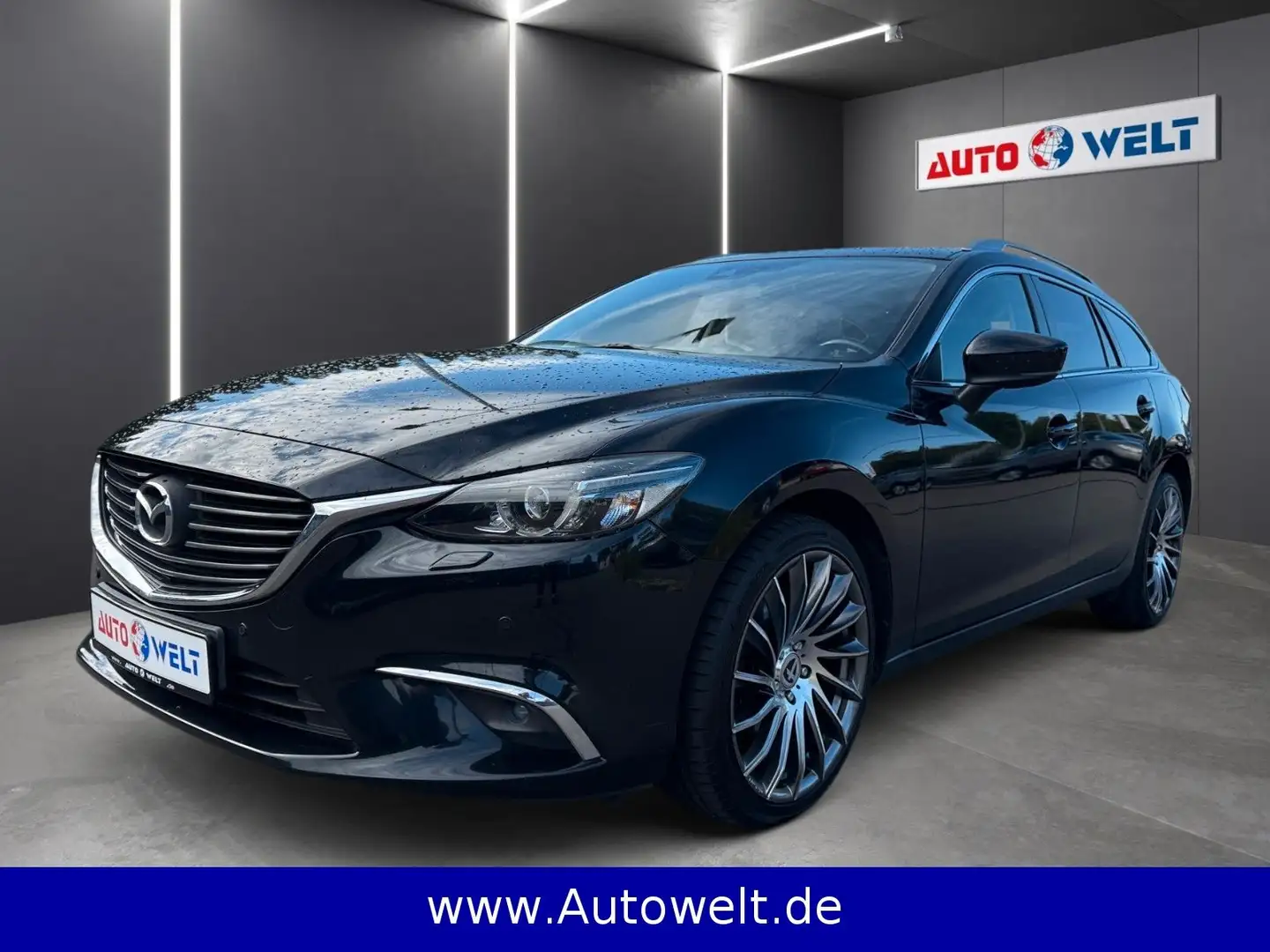 Mazda 6 Kombi Sky Active-G Automatik LED Navi Klima Schwarz - 1
